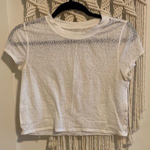 lululemon SS crop top